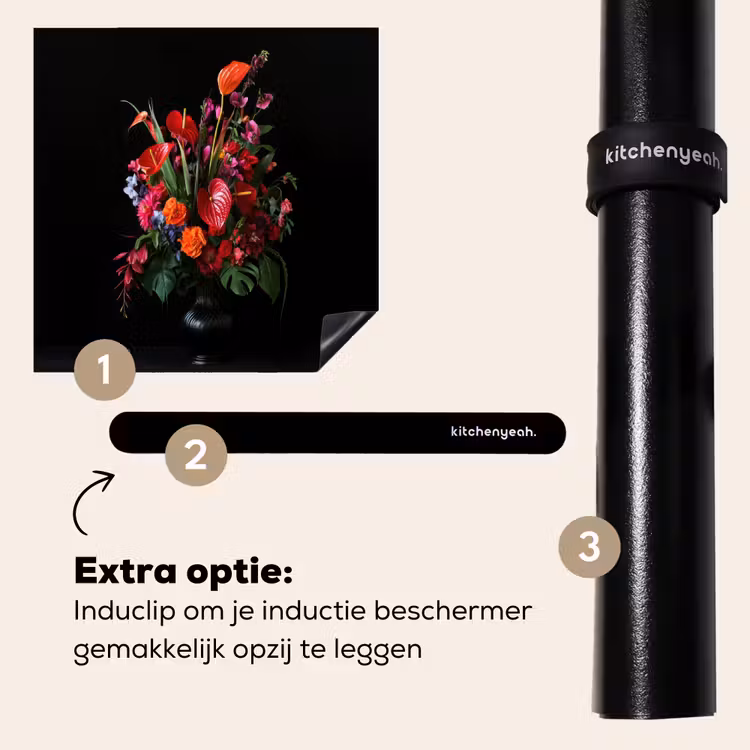 Inductie beschermer - Bloemen - Boeket - Sierlijk — 8