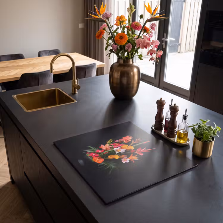 Inductie beschermer - Boeket - Bloemen - Exotisch — 2