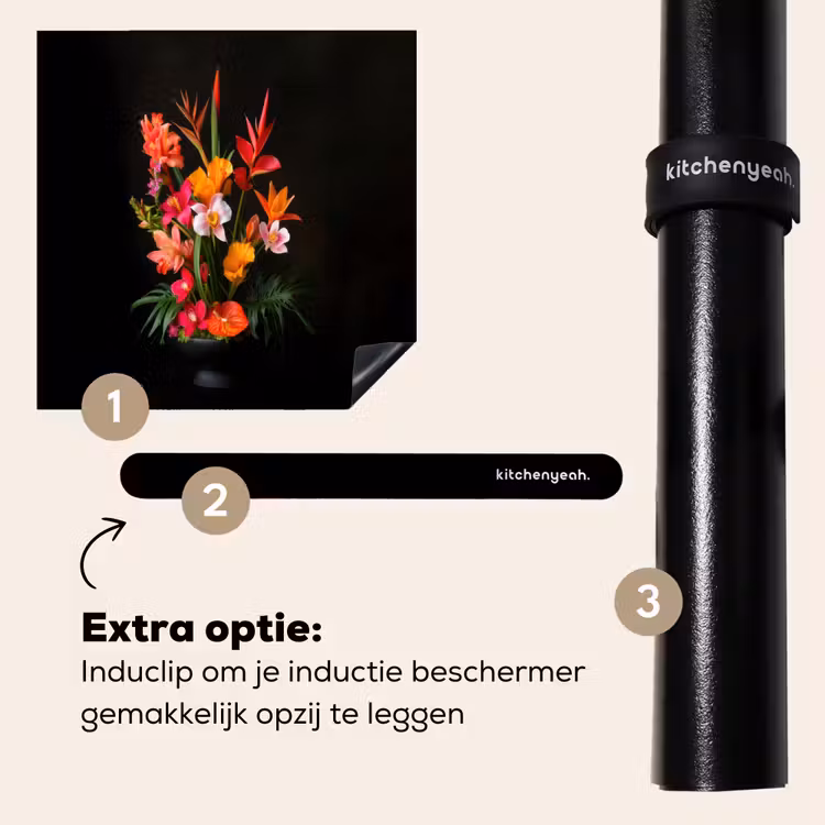 Inductie beschermer - Boeket - Bloemen - Exotisch — 8