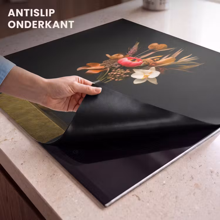 Inductie beschermer - Boeket - Oranje - Gouden - vaas — 6