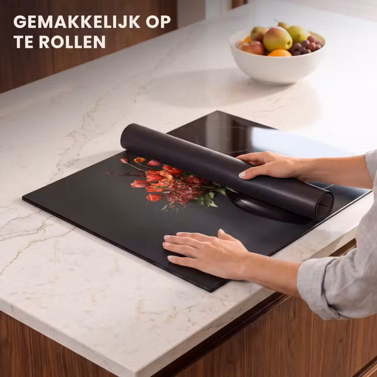 Inductie beschermer - Boeket - Tulpen - Vaas - Rood — 7