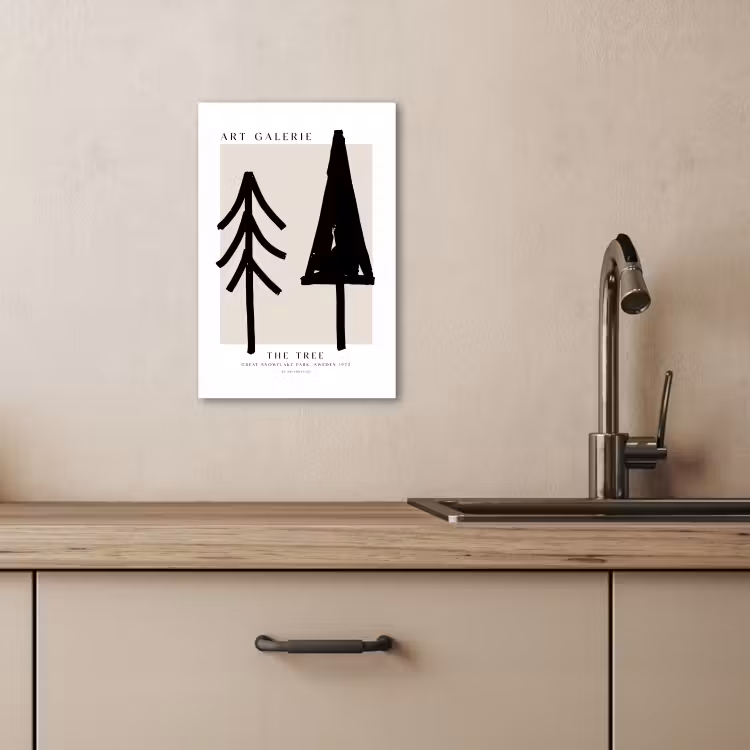 Bomen - Kerst - Zwart - Feest — 4