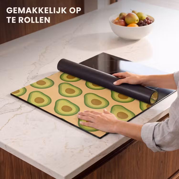 Inductie beschermer - Avocado - Patroon - Groen - Pit — 7