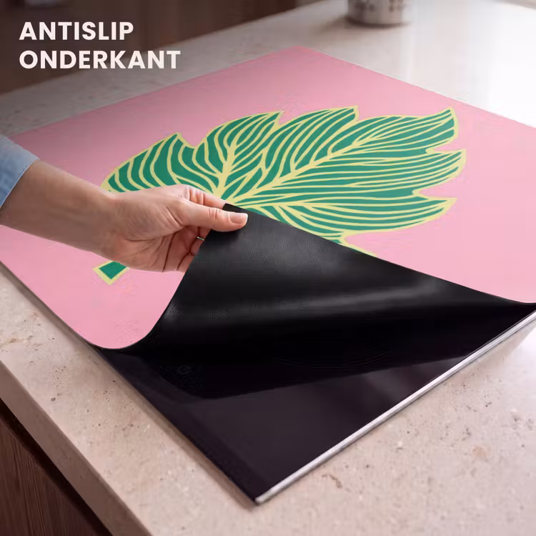 Inductie beschermer - Blad - Groen - Illustratie - Minimalistisch — 6