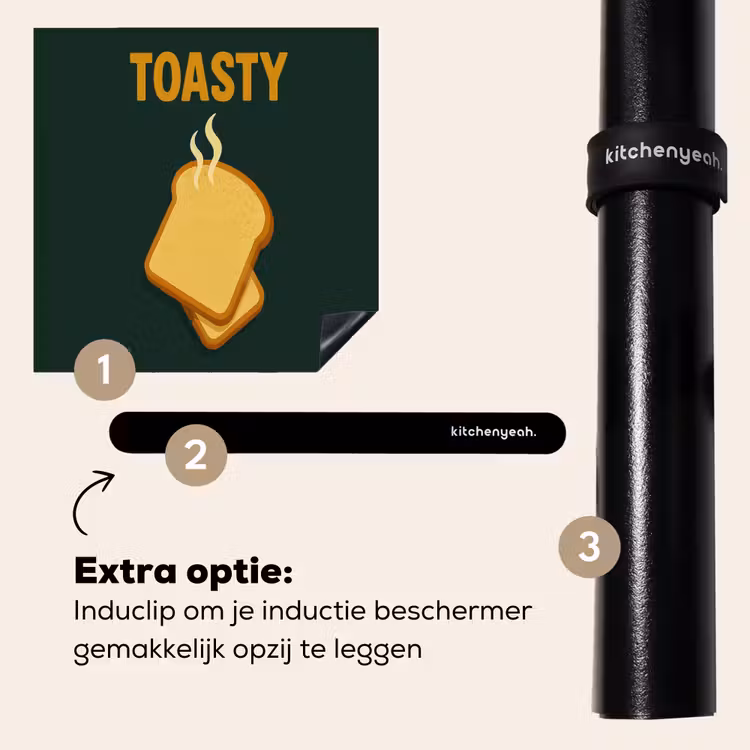 Inductie beschermer - Brood - Tosti - Groen - Minimalistisch — 8