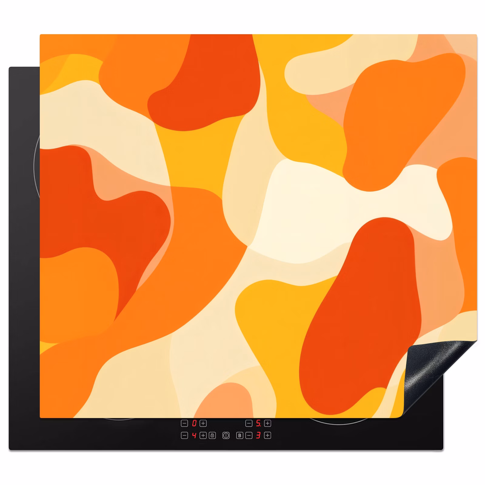 Inductie beschermer - Abstract - Vormen - Oranje — 1