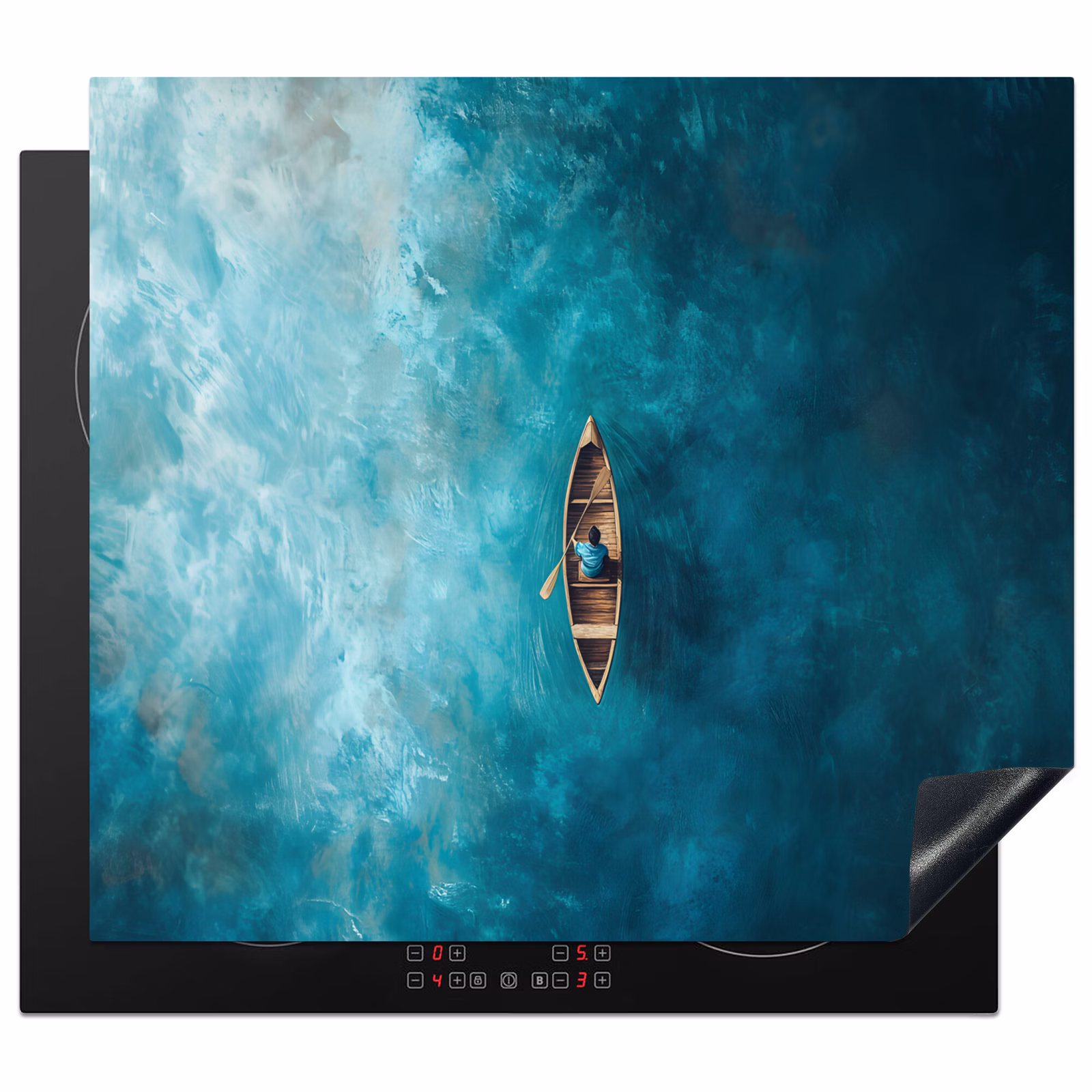 Inductie beschermer - Bootje - Water - Blauw — 1