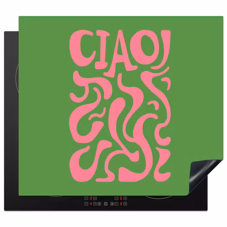 Inductie beschermer - Abstract - Roze - Ciao - Vormen — 1