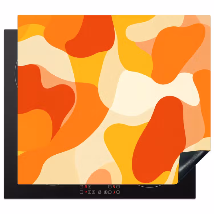 Inductie beschermer - Abstract - Vormen - Oranje — 1