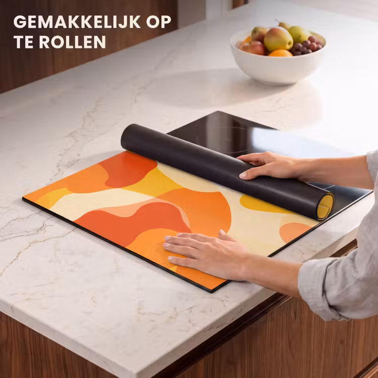 Inductie beschermer - Abstract - Vormen - Oranje — 7