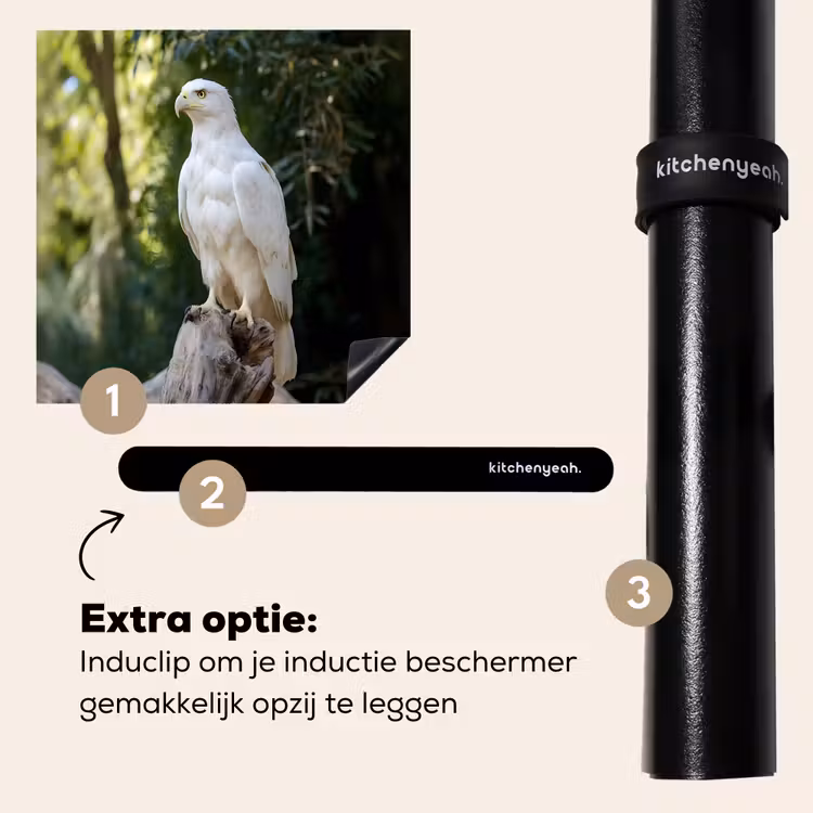 Inductie beschermer - Arend - Hout - Wit - Planten — 8