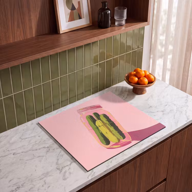 Inductie beschermer - Augurken - Pot - Schaduw - Roze — 4