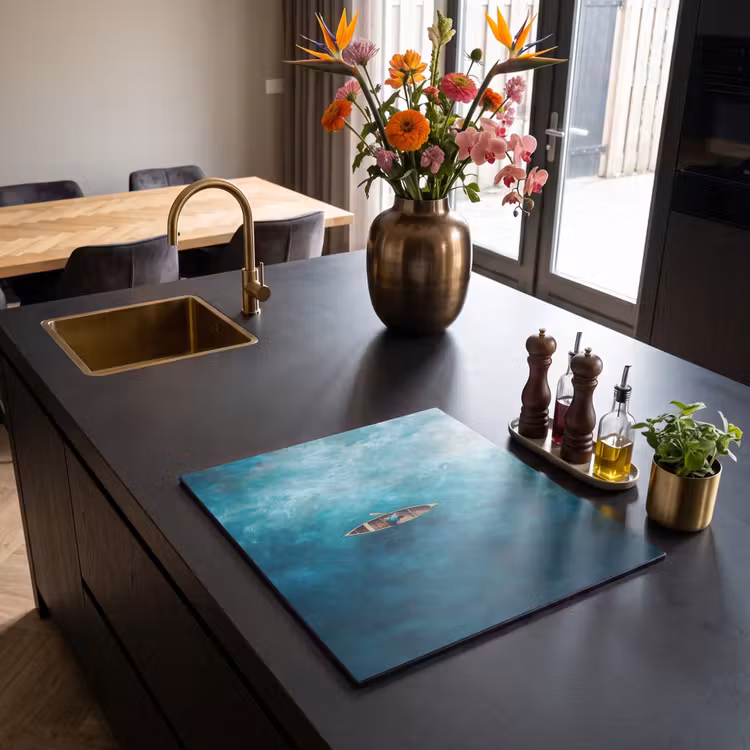 Inductie beschermer - Bootje - Water - Blauw — 2