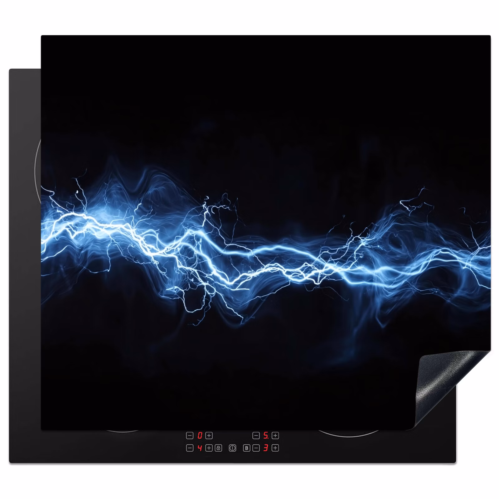 Inductie beschermer - Gaming - Bliksemflits - Blauw - Energie — 1