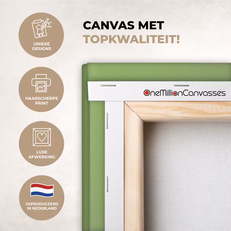 Canvas schilderij - Glas - Citroen - Ijsblokjes - Groen — 5