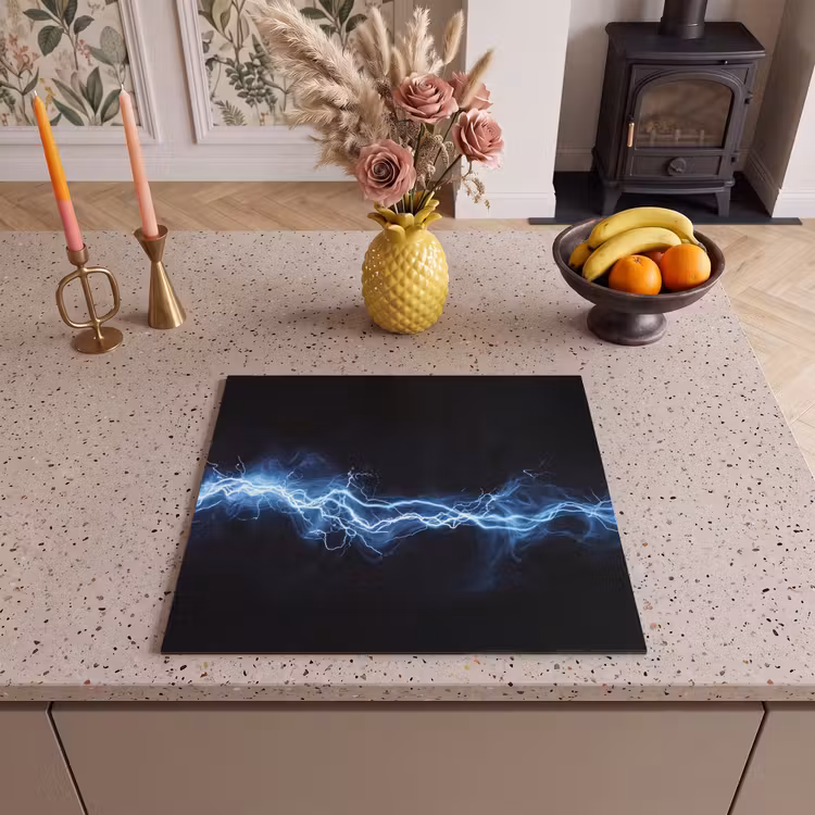 Inductie beschermer - Gaming - Bliksemflits - Blauw - Energie — 3