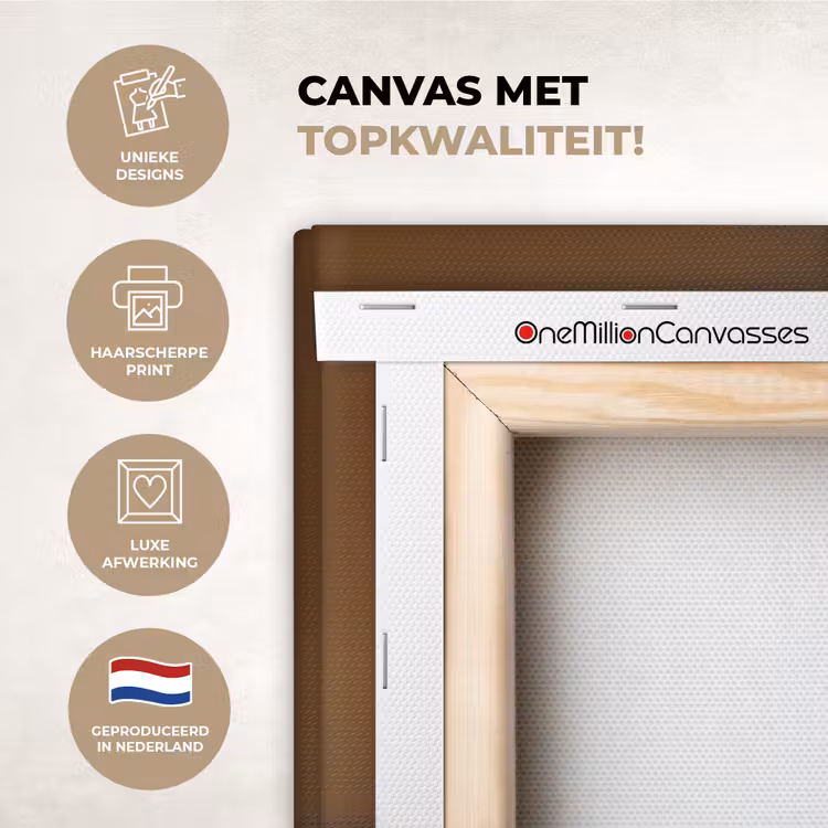 Canvas schilderij - Glas - Ijskoffie - Schaduw - Bruin — 4