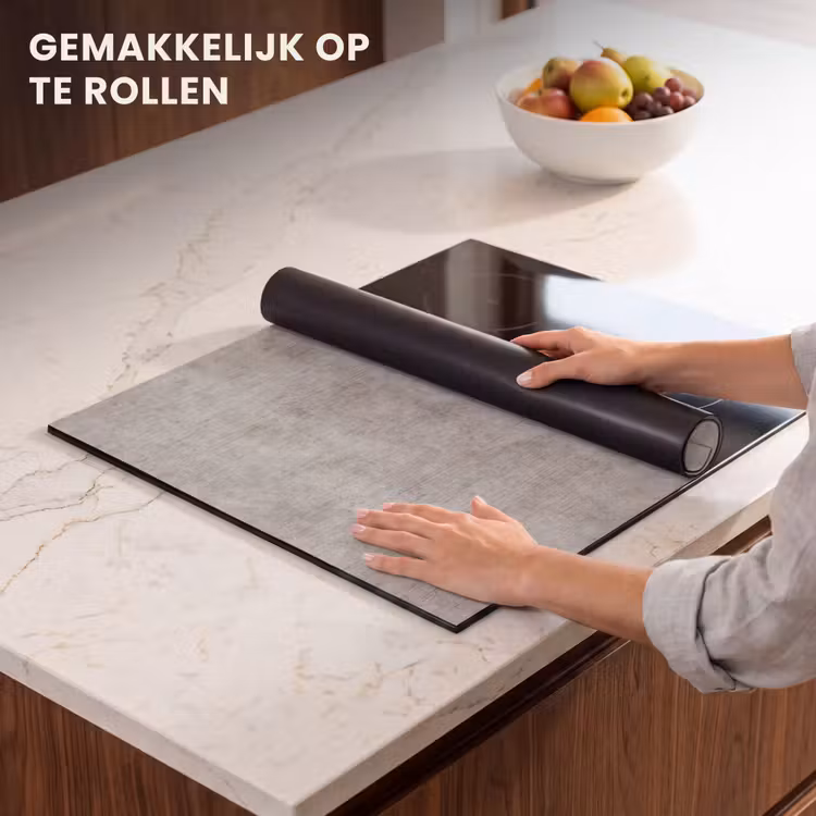 Inductie beschermer - Beton - Oud - Grijs - Patronen — 7