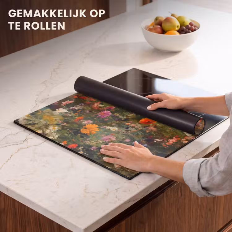 Inductie beschermer - Bloemenveld - Kleuren - Verf — 7