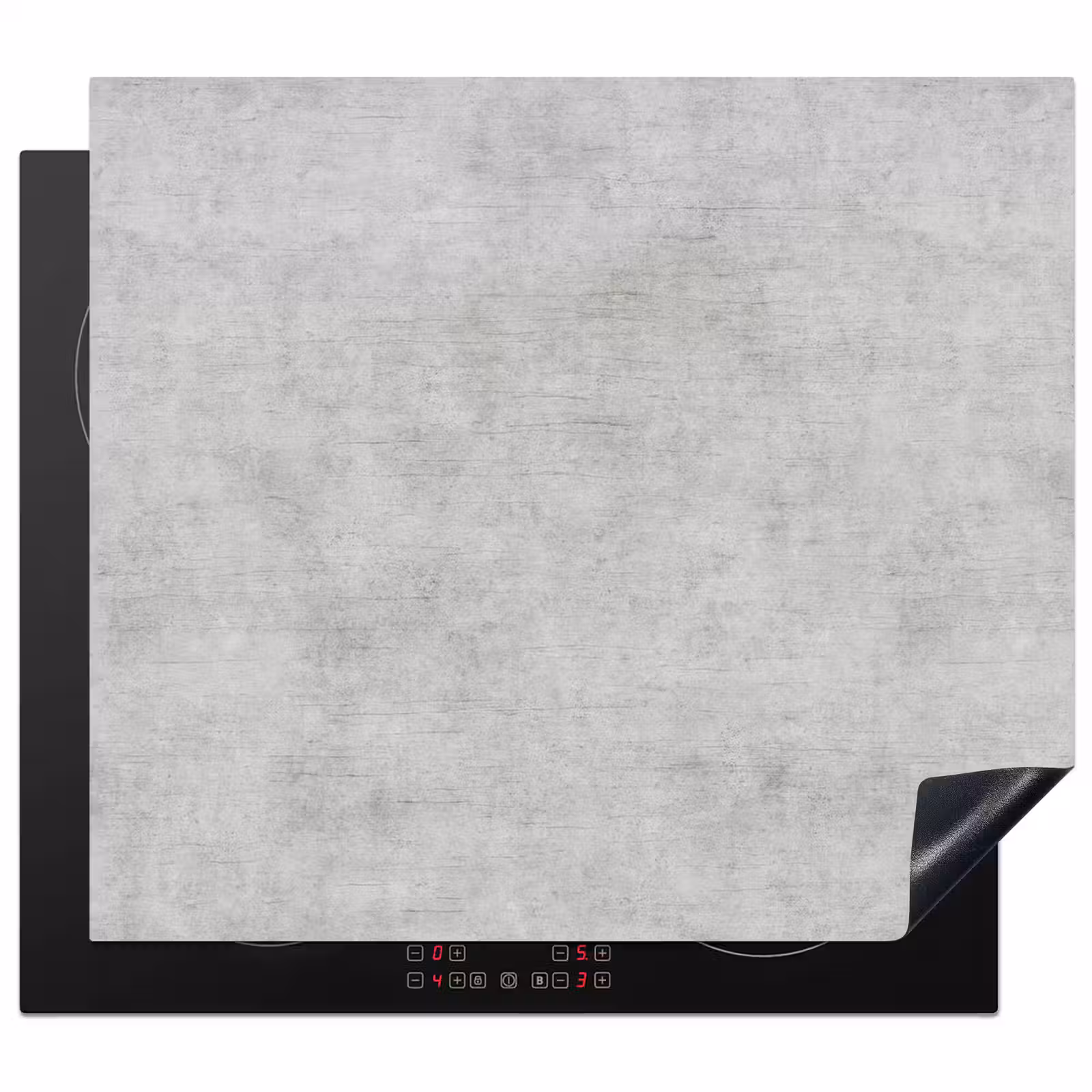 Inductie beschermer - Beton - Grijs - Industrieel - Patroon — 1
