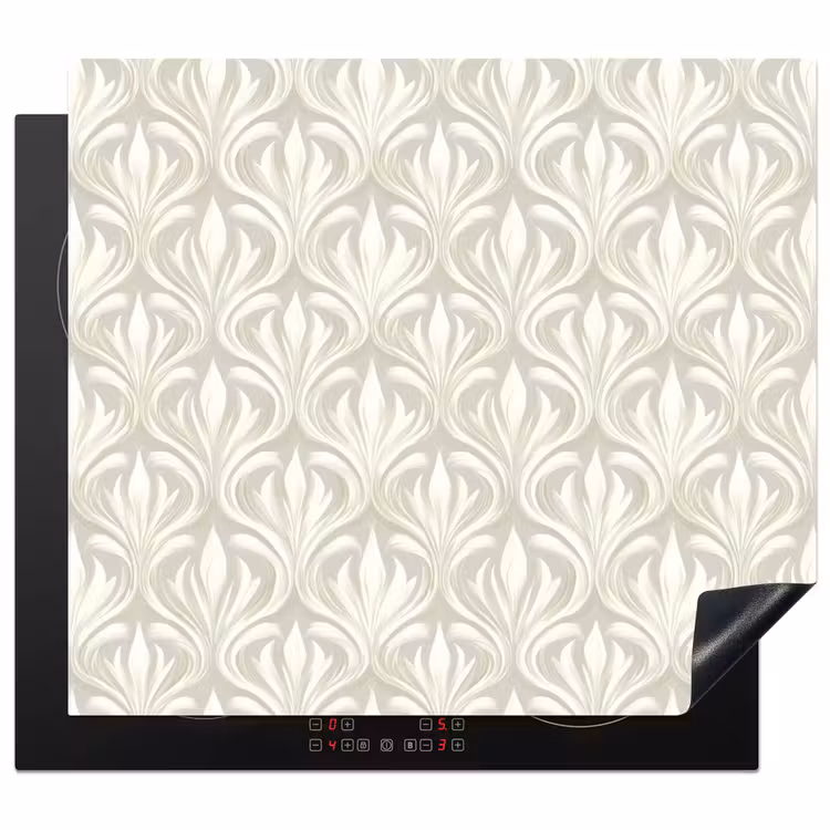 Inductie beschermer - Barok - Patroon - Beige — 1