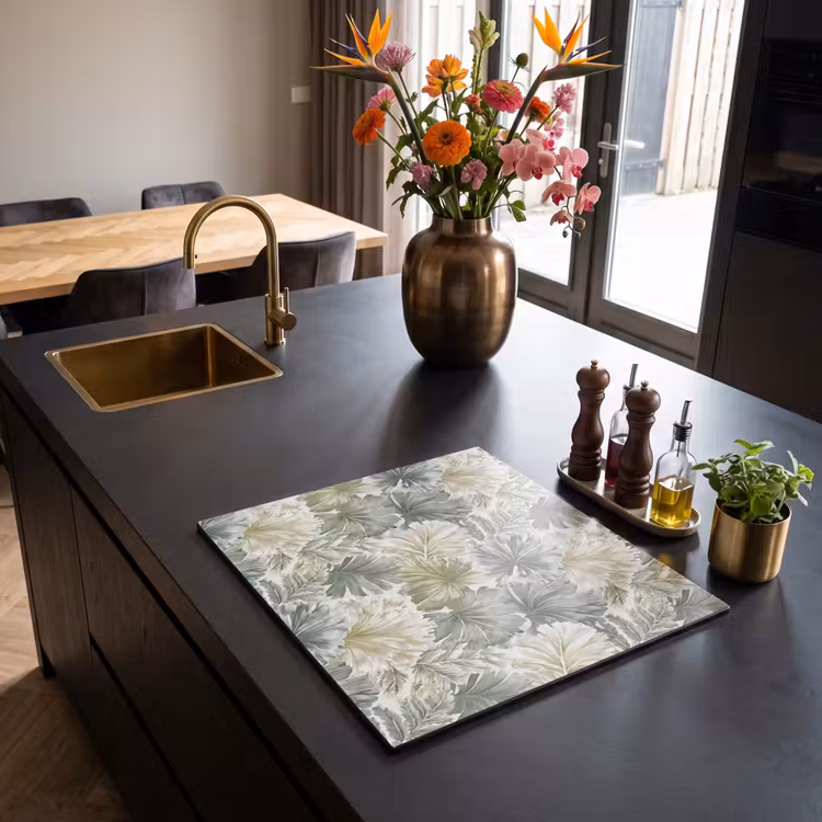 Inductie beschermer - Bladeren - Botanisch - Groen — 2