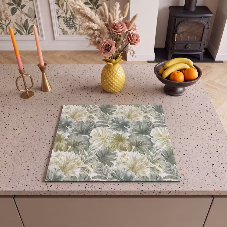 Inductie beschermer - Bladeren - Botanisch - Groen — 3