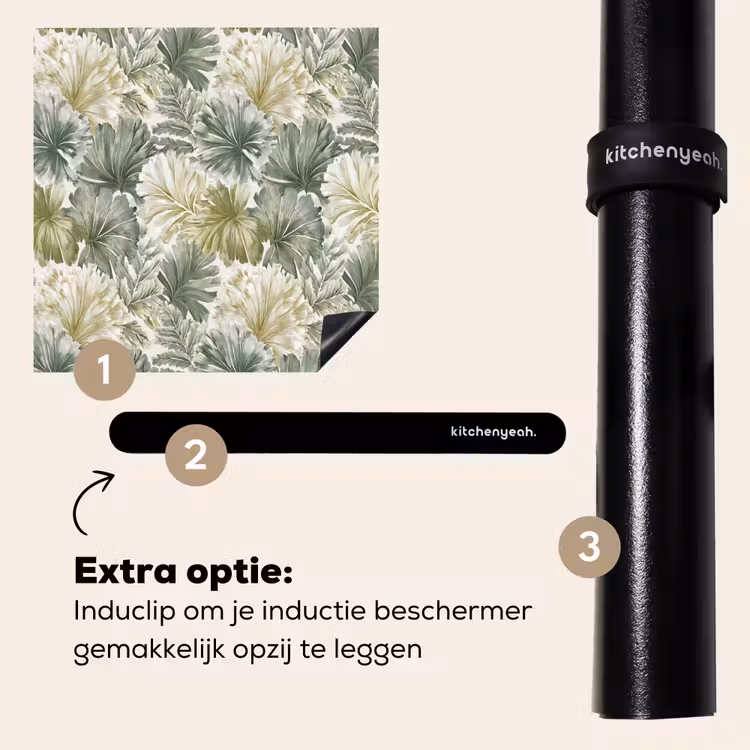 Inductie beschermer - Bladeren - Botanisch - Groen — 8