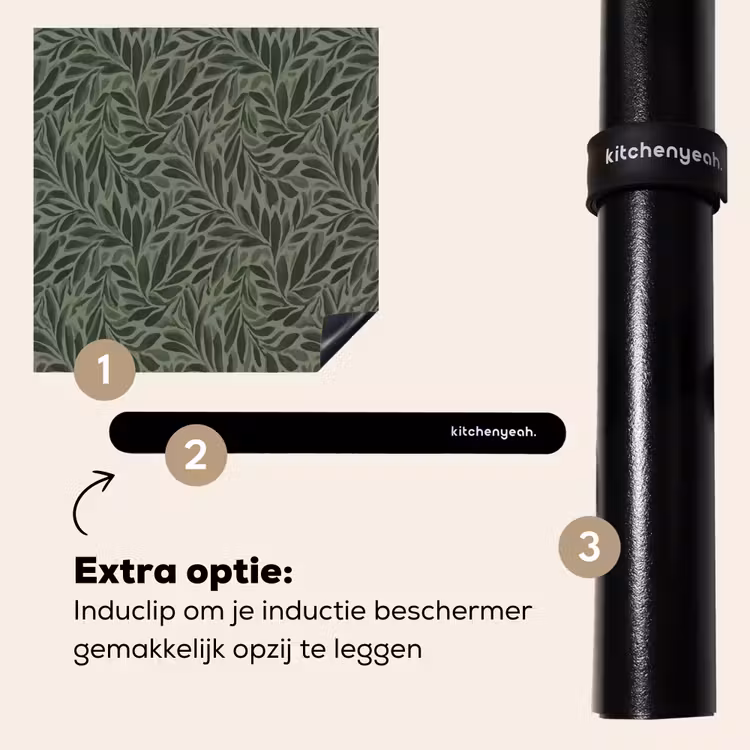 Inductie beschermer - Bladeren - Organisch - Groen — 8