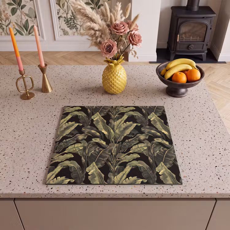 Inductie beschermer - Botanisch - Bladeren - Groen — 3