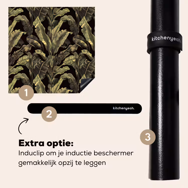 Inductie beschermer - Botanisch - Bladeren - Groen — 8