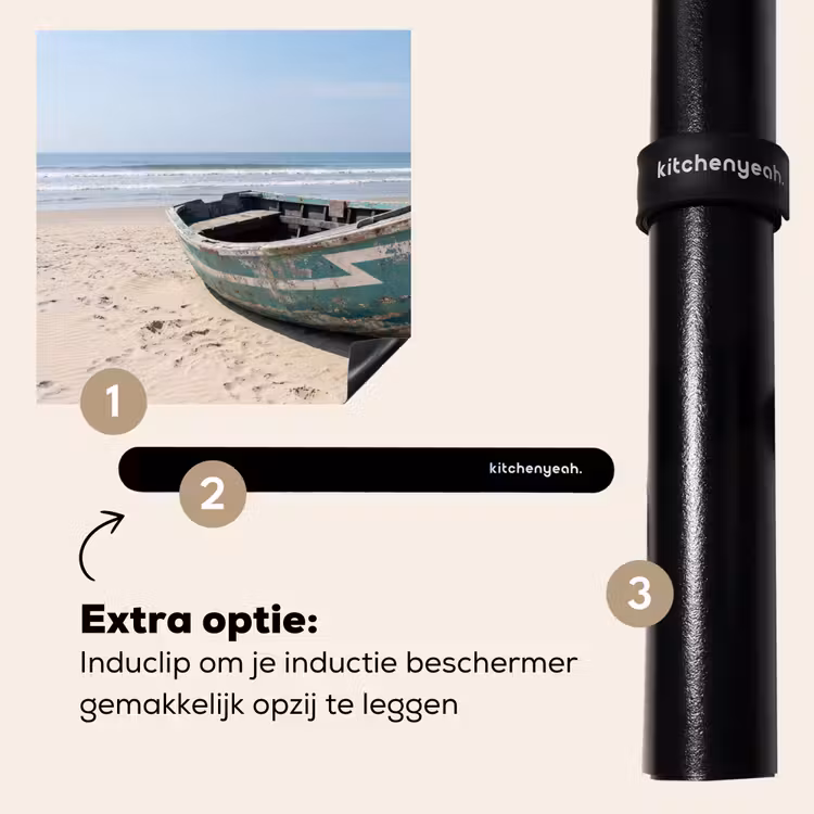 Inductie beschermer - Boot - Zandstrand - Zee — 8