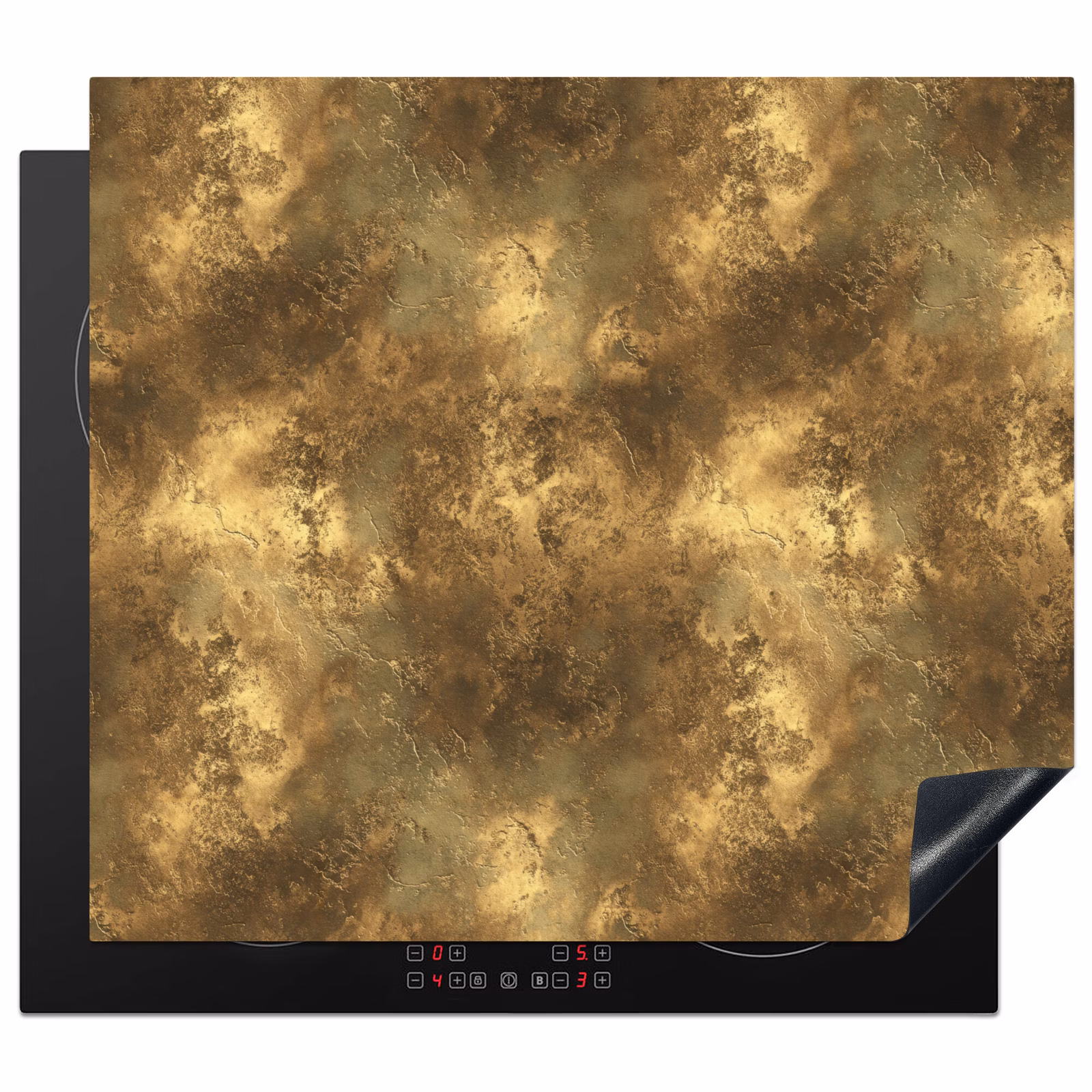 Inductie beschermer - Antiek - Metaallook - Goud — 1