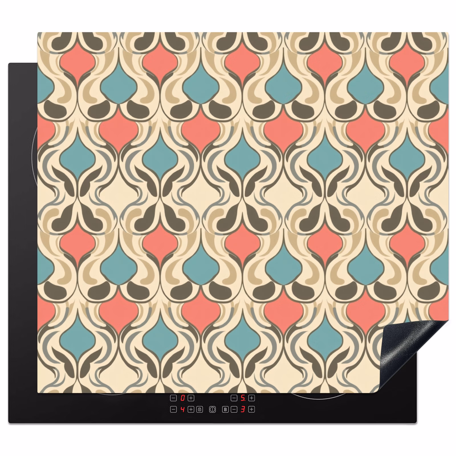 Inductie beschermer - Barok - Retro - Kleurrijk — 1