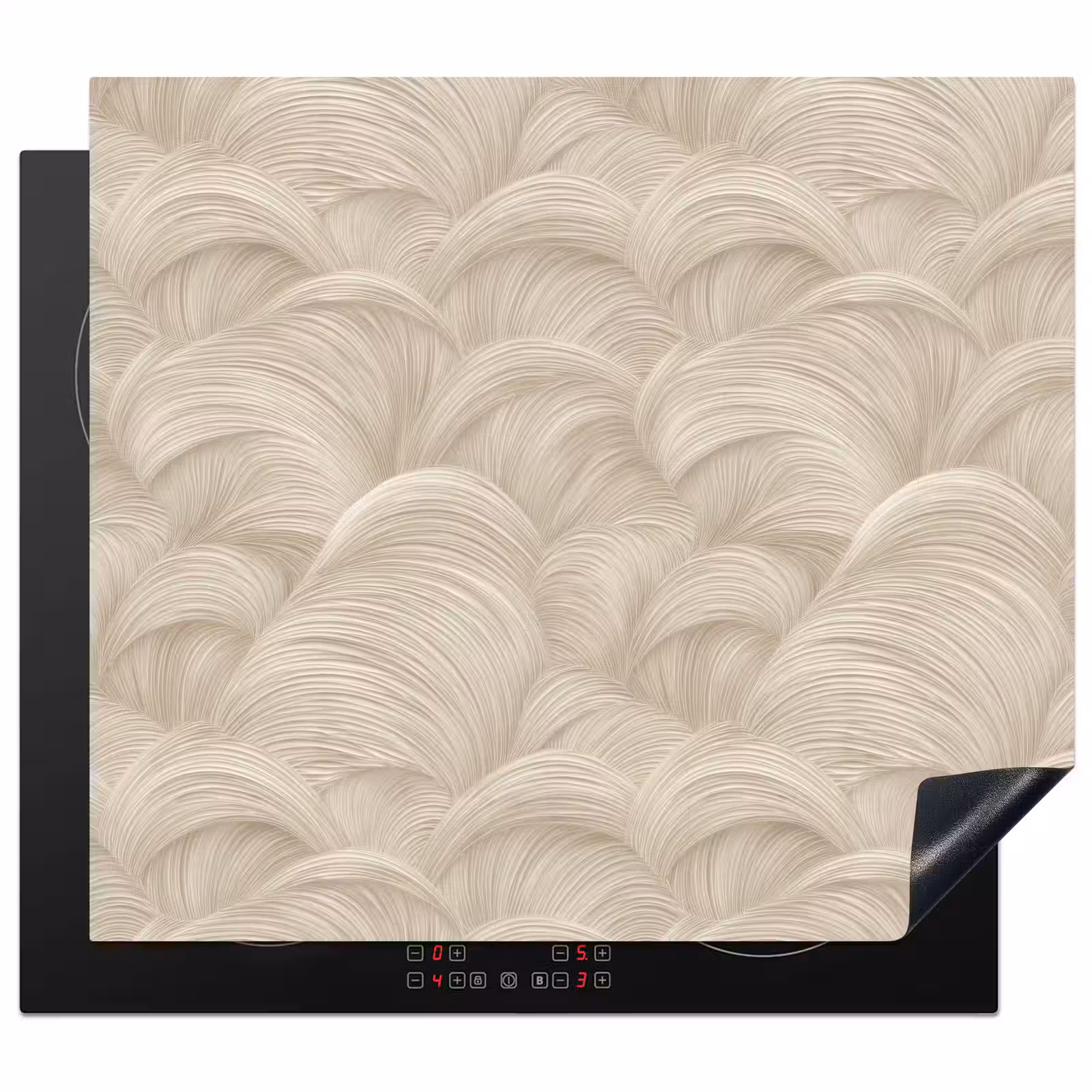 Inductie beschermer - Bogen - Patroon - Beige — 1