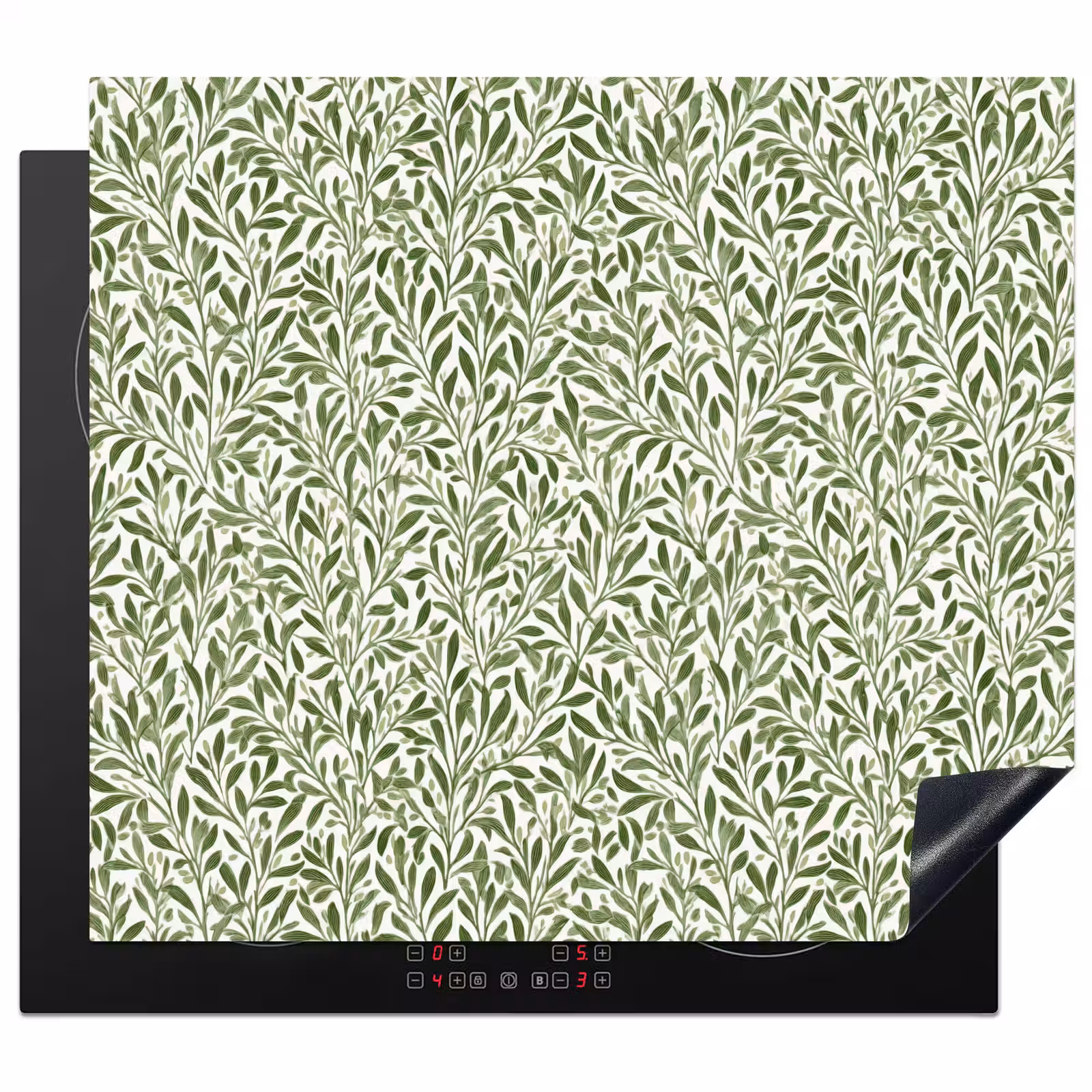 Inductie beschermer - Botanisch - Takken - Groen — 1