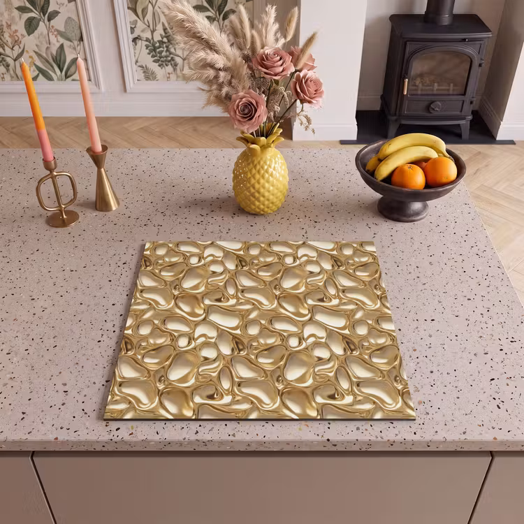 Inductie beschermer - Abstract - Modern - Goud — 3