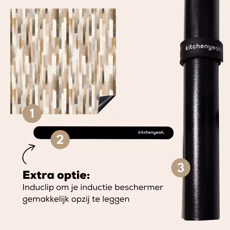 Inductie beschermer - Abstract - Patroon - Kwaststreken — 8
