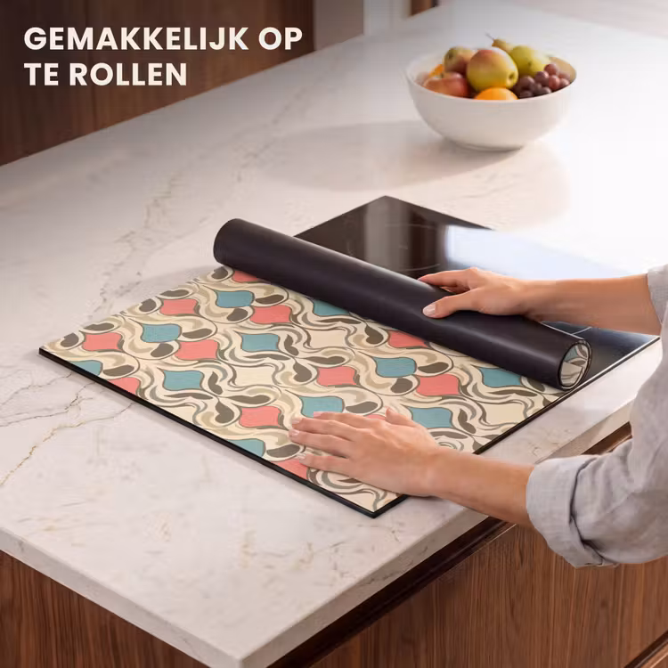 Inductie beschermer - Barok - Retro - Kleurrijk — 7