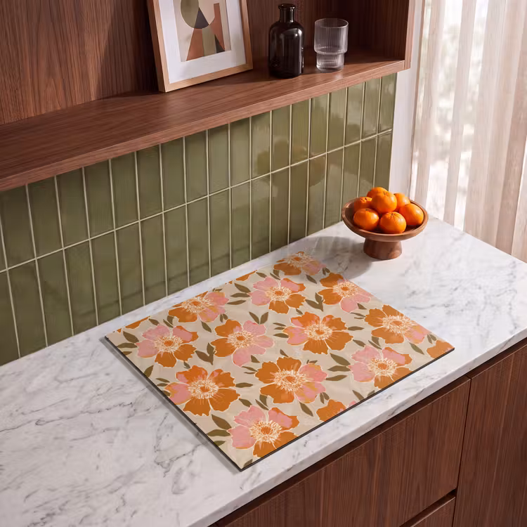 Inductie beschermer - Bloemen - Motief - Retro — 4