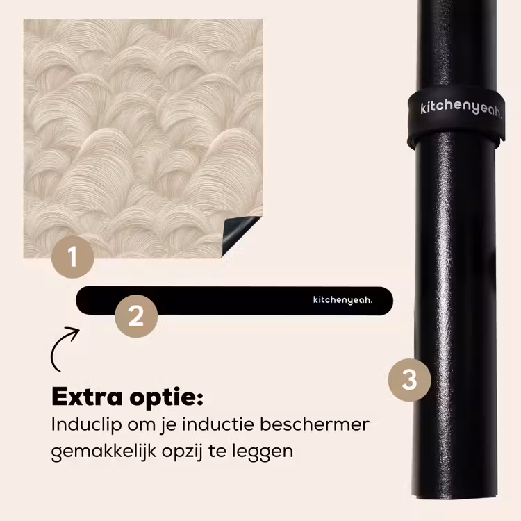 Inductie beschermer - Bogen - Patroon - Beige — 8