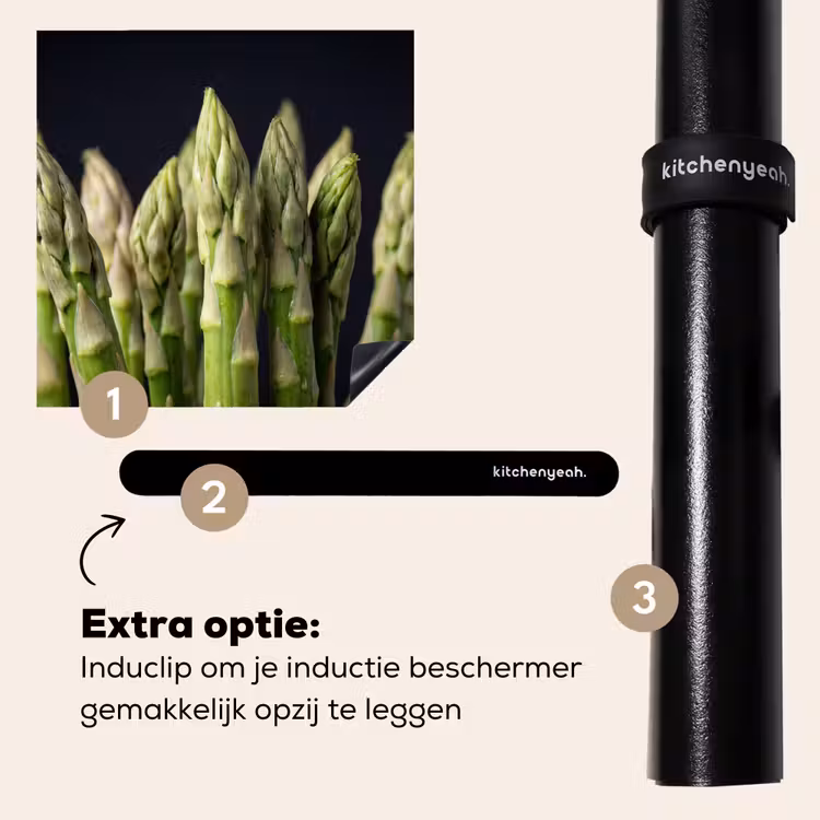 Inductie beschermer - Asperges - Groen - Zwart — 8