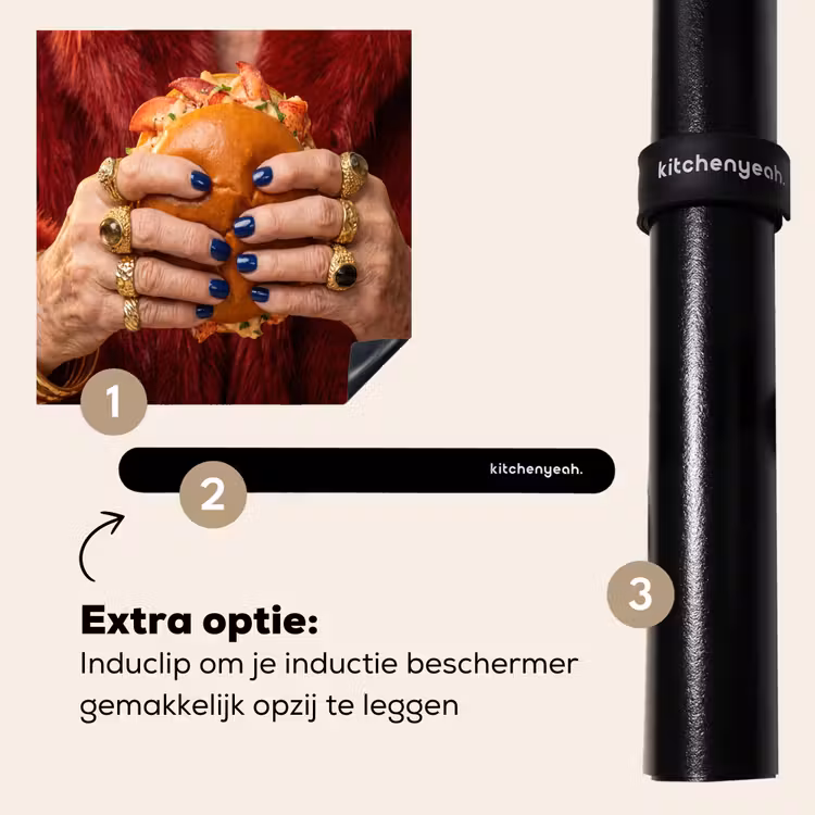 Inductie beschermer - Broodje - Bontjas - Goud — 8