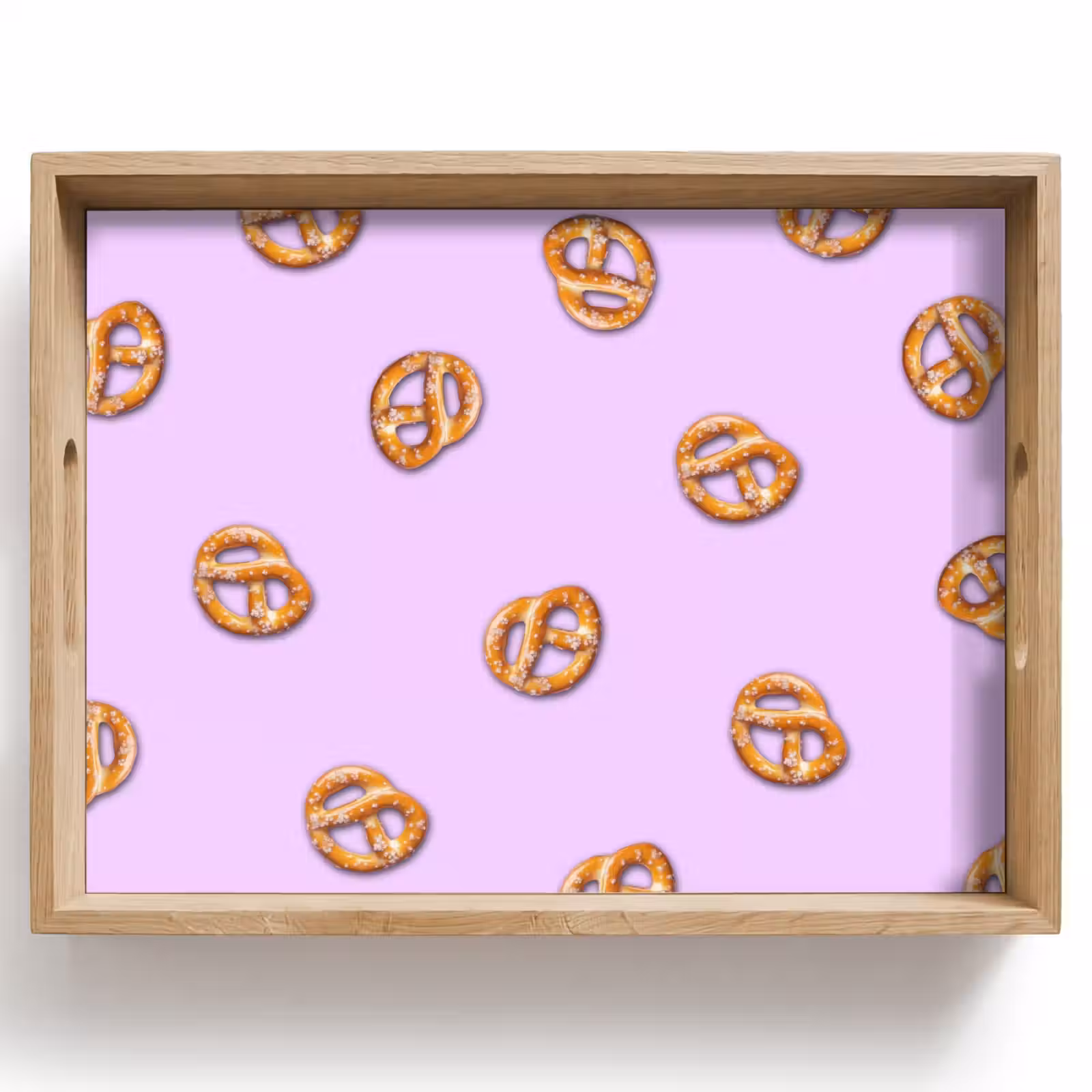 Dienblad - Pretzels - Eten - Paars — 1