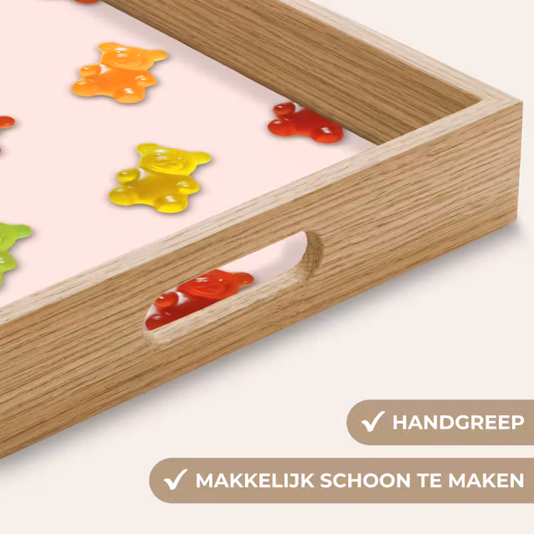 Dienblad - Kleur - Snoep - Roze — 8
