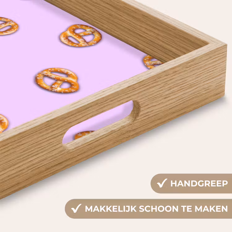 Dienblad - Pretzels - Eten - Paars — 8