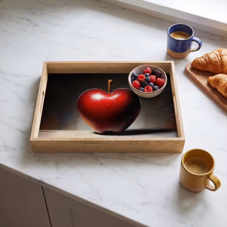 Dienblad - Apple - Hart - Rood — 3