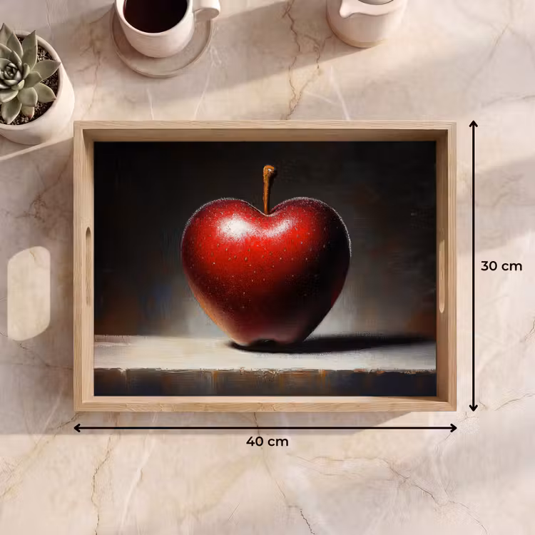 Dienblad - Apple - Hart - Rood — 7
