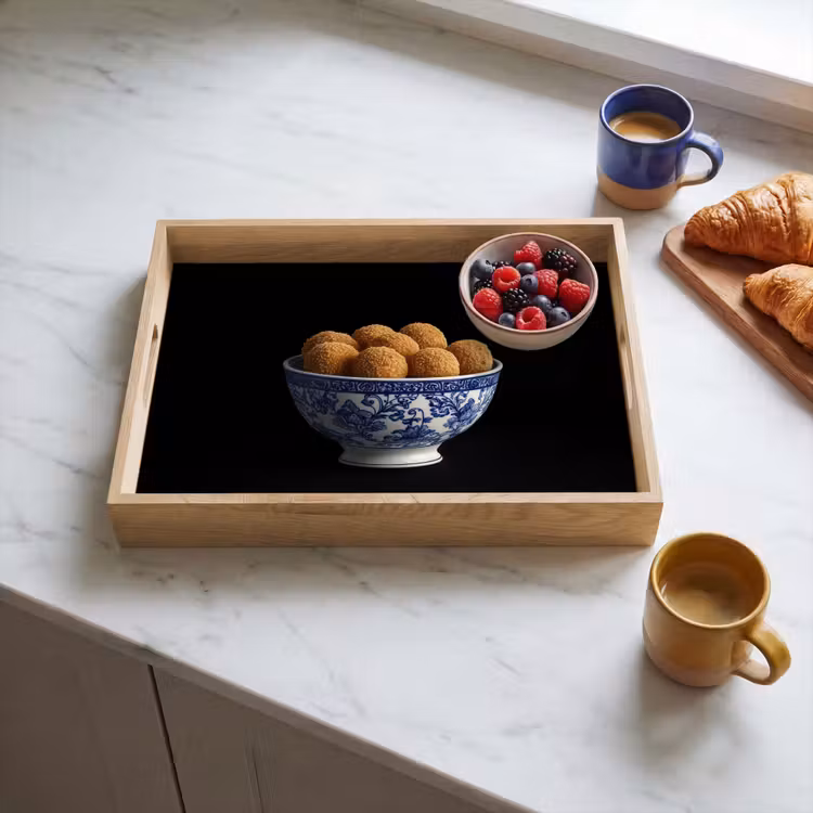 Dienblad - Delfts blauw - Bitterballen - Holland - Schaal — 3