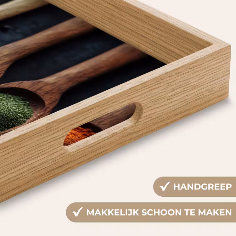 Dienblad - Houten - Lepels - Specerijen - Kruiden — 8